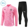 Manchester City Felpe da Allenamento Quarto-Zip 2024-25 Rosa per Bambino